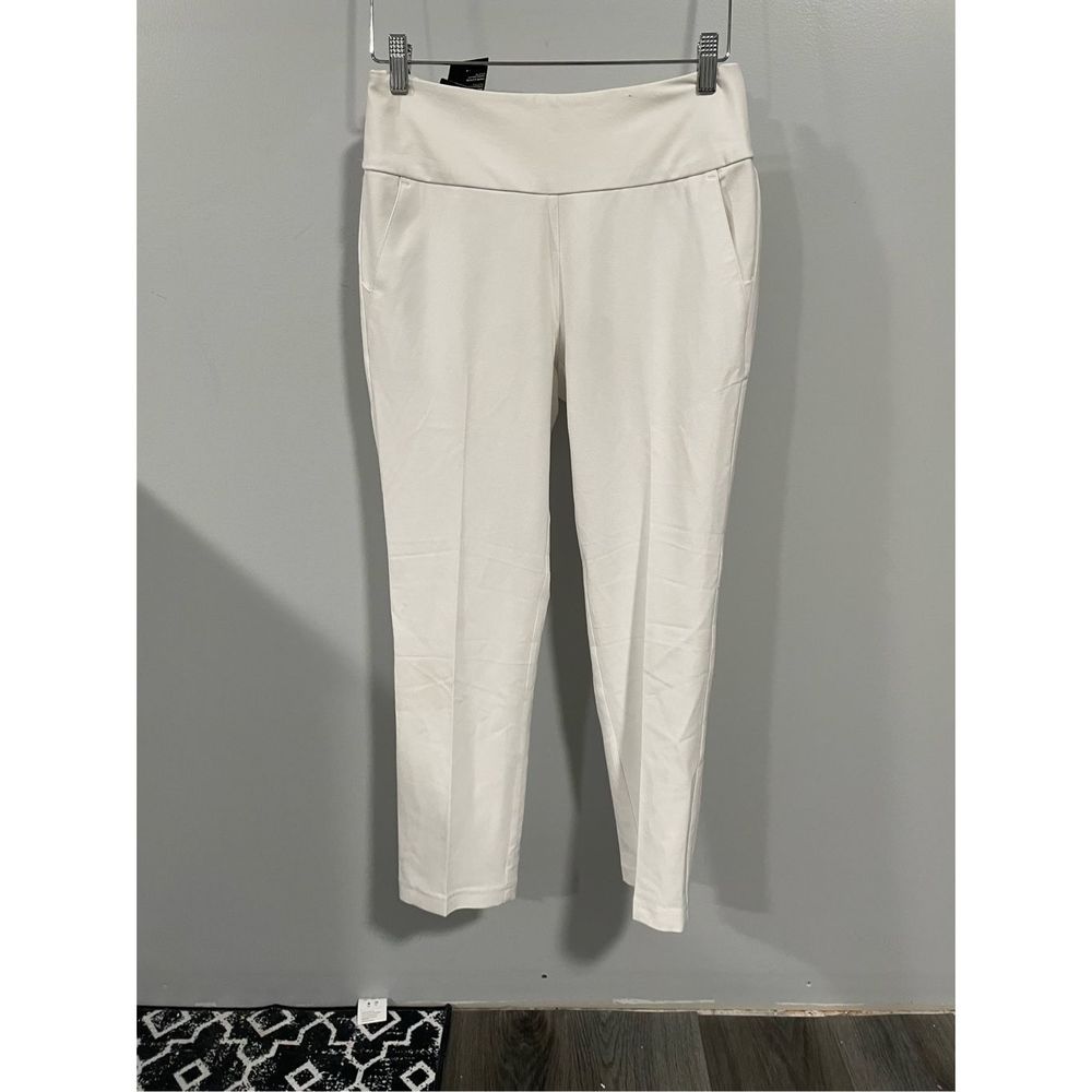 Adidas Womens Small Pull-On Ankle Pant White NWT